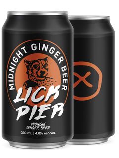 Lick Pier Midnight Ginger Beer 330ml-24