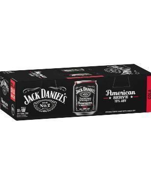 Jack Daniel Amer & Cola 250ml 10PK x2