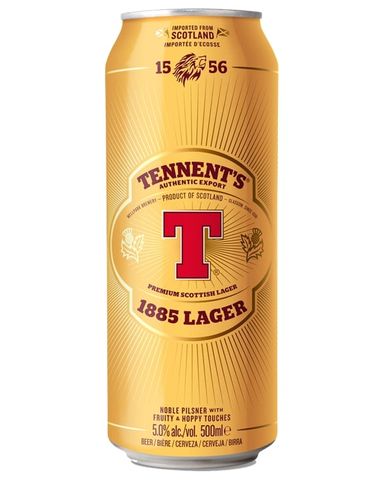 Tennents Lager Can 500ml-24