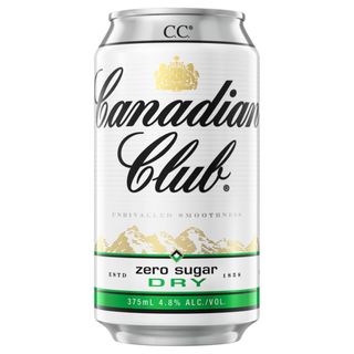 Canadian Club & Dry 4X6 ZERO Can 375ml-24