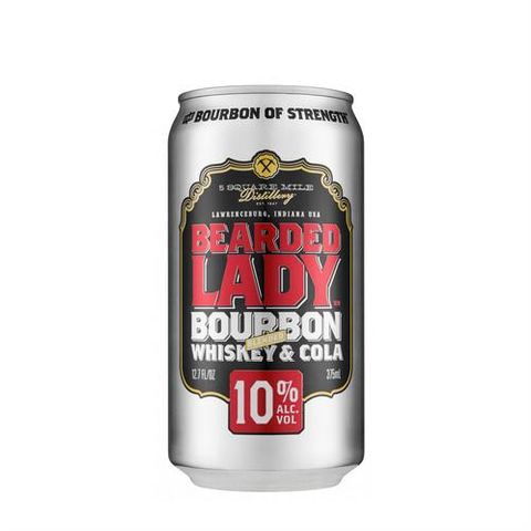 Bearded Lady Bourbon 10% Cans 375ml-24