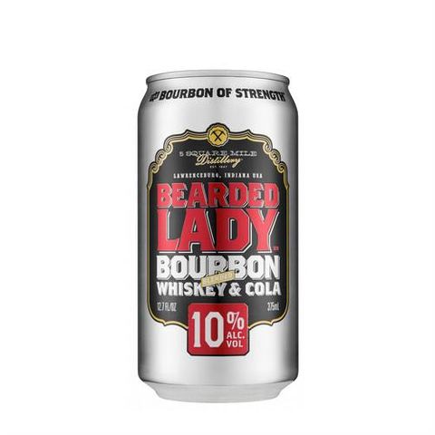 Bearded Lady Bourbon 10% Cans 375ml-24