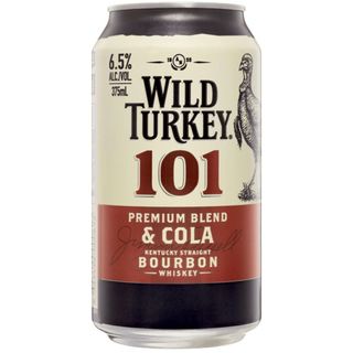 Wild Turkey 101 & Cola Cans 375ml x24