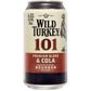 Wild Turkey 101 & Cola Cans 375ml x24