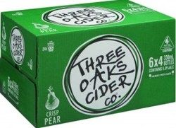Three Oaks Pear Cider Stub 330ml-24