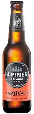 4 Pines Amber Ale 330ml-24