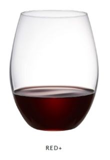 Plumm Stemless Red+ Glass x12