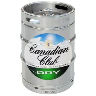 Canadian Club & Dry 50lt KEG