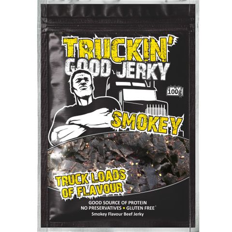 Truckin Smokey Jerky 35g