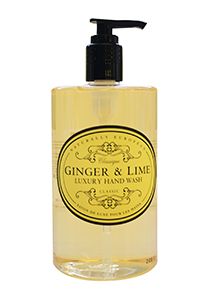 Nat Euro Hand Wash Ginger & Lime 500ml