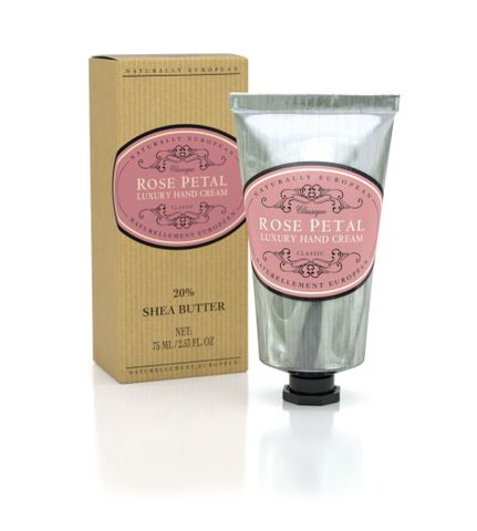 Nat Euro Hand Cream Rose Petal 75ml