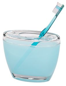 *Creative Home Toothbrush Holder Oval Blue