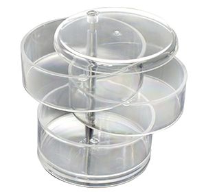 *Jewellery Organiser - Rotating 3 Compartment