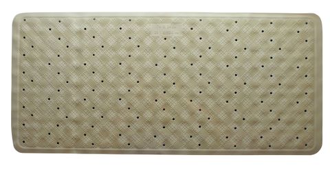 Rubber Bath Mat Beige