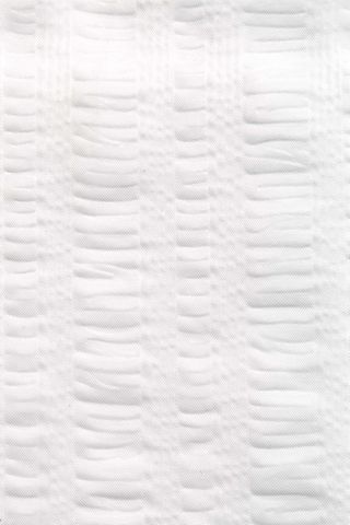 Seersucker Polyester Shower Curtain White