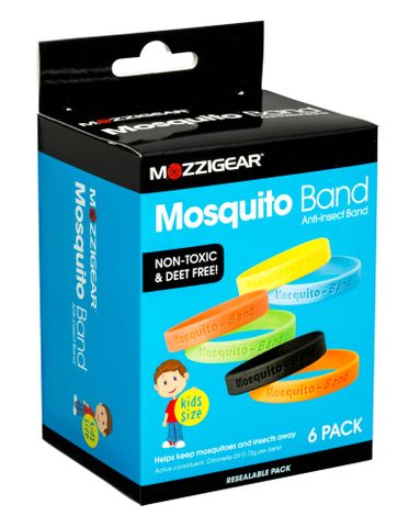Mozzigear Kids Value Pack Mosquito Band 6pk