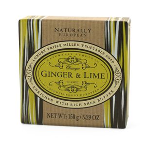 Nat Euro Soap Ginger & Lime 150g