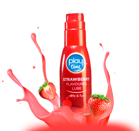 *Play Time Strawberry Flavoured Lube 75ml