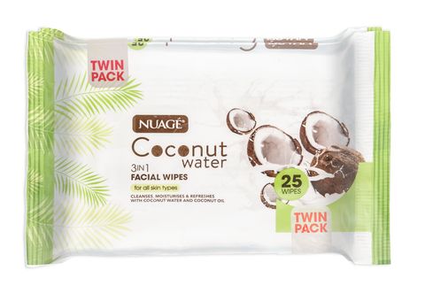 *Nuage Coconut Water 3 In 1 Facial Wipes