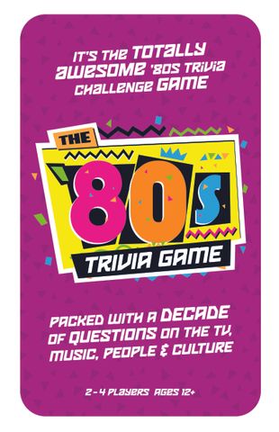 *UG The 80'S Trivia Tin Game