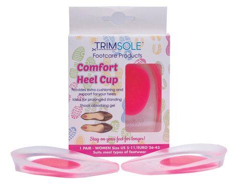 Gel Comfort Heel Cup Womens 1 Pair