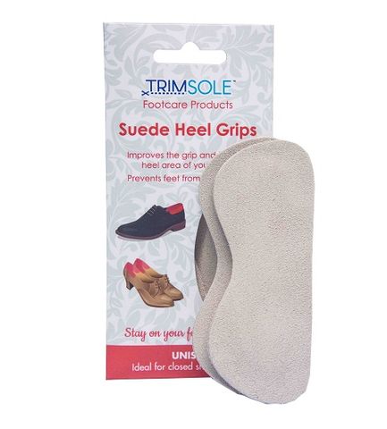 Suede Heel Grips Unisex 1 Pair