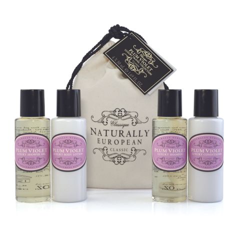 Nat Euro Travel Collection Set Plum Violet