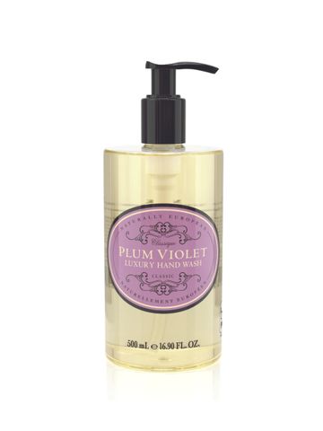 Nat Euro Hand Wash Plum Violet 500ml