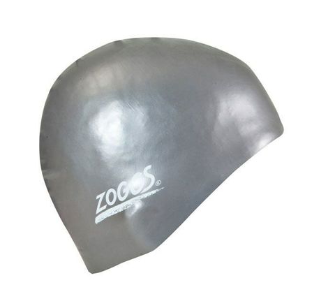 *Standard Latex Swim Cap Silver