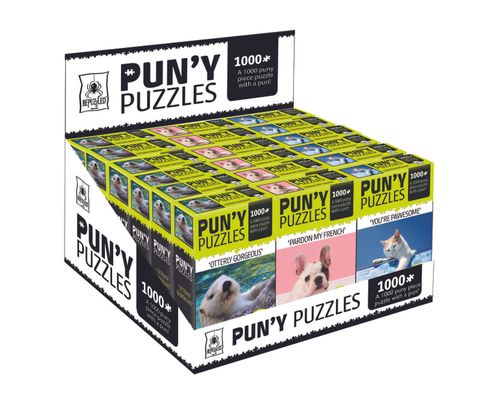 *UG Pun'y Puzzles Assorted CDU 18pc