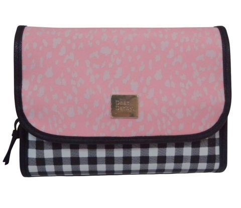 Pink Gingham Mini Roll-Up