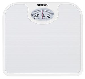 Propert Weight Checker Mech. Bathroom Scale 130kg