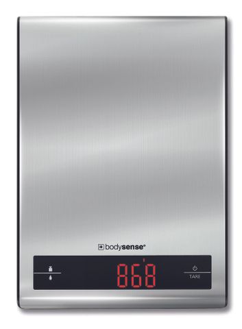 Bodysense Kitchen Scale Stainless Steel 5kg