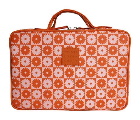 Flower Stamp Hanging Washbag