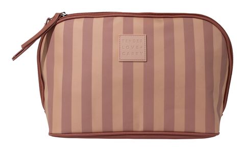 Pink Brown Stripe Zipover