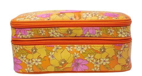 Selena Orange Double Zip Utility