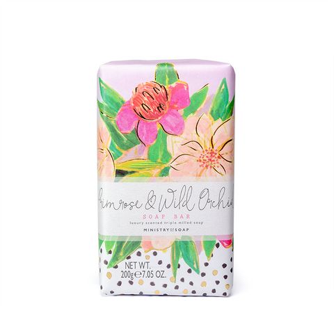 MoS Painted Blooms Soap - Primrose and Wild Orchid