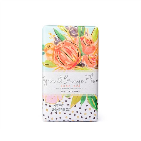 MoS Painted Blooms Soap - Argan and Orange Flower