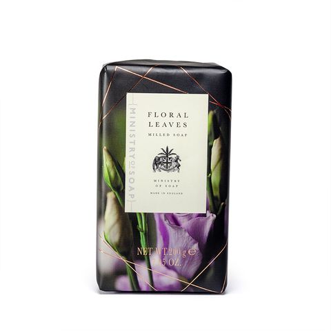 MoS Dark Floral Soap - Floral Leaves 200g