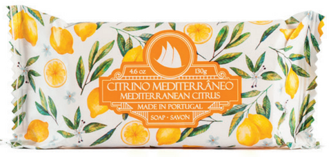 Caravela Citrus Wrapped Soap 130g CDU/20