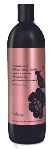 Wellspring Geranium & Rosemary Body Wash