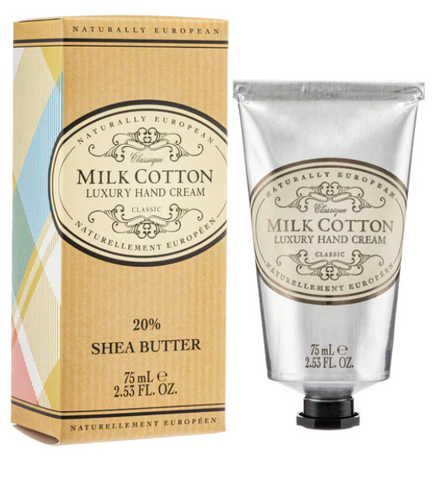 Nat Euro Hand Cream Milk Cotton 75ml