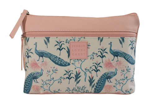 Peacock Double Zip Holdall