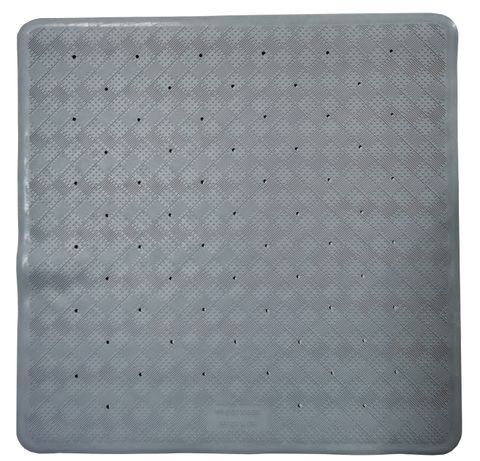 Rubber Shower Mat Grey