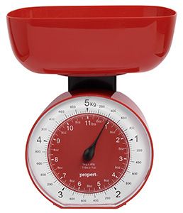 *Propert Cardinal Mechanical Kitchen Scale Red 5kg