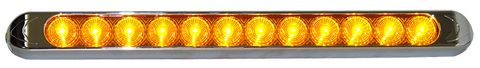 Ap135A Long Slimline Led Amber 12V