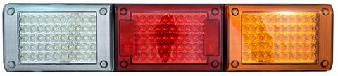 Led Jumbo Triple Red/Amber/White 10-30