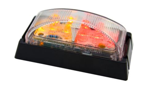 Ap51Mrab Led Sm Red/Amber Blk/Base 10Pac