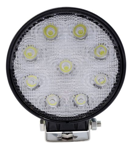 Led Rnd Spot Lamp 10-30V 27W 900Lm