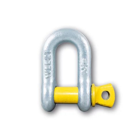 D-Shackle - 10MM (3/8) Galvanised 1T Rat